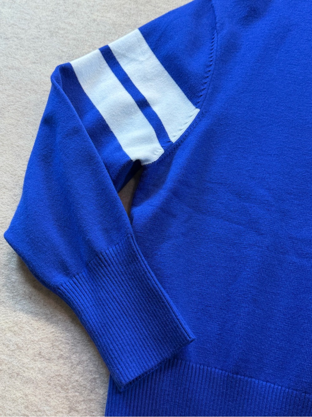 Buffalo Bills Ultra Game NFL Cardigan Sweater Blue Red NWT Size S - Picture 5 of 8
